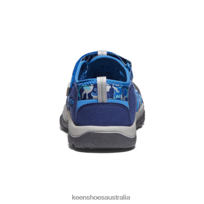 KEEN Footwear TLDLTR767 Camo/Bright Cobalt Newport H2 Big Kids
