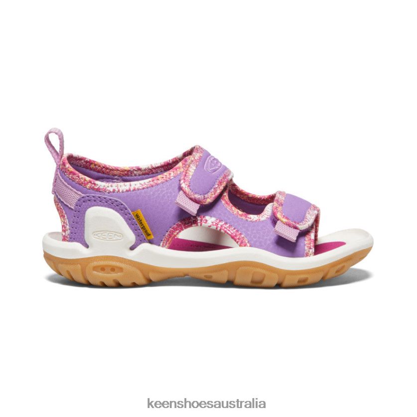 KEEN Footwear TLDLTR770 English Lavender/Festival Fuchsia Knotch Creek Open-Toe Little Kids