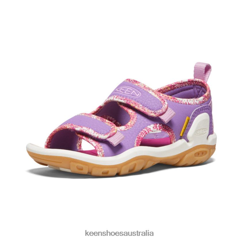 KEEN Footwear TLDLTR770 English Lavender/Festival Fuchsia Knotch Creek Open-Toe Little Kids