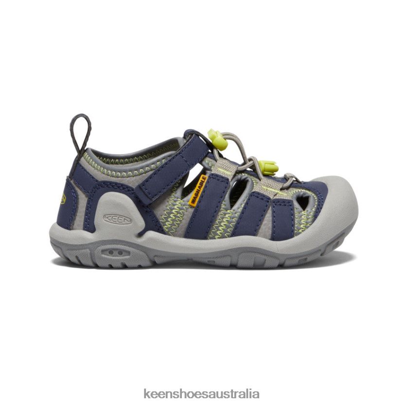 KEEN Footwear TLDLTR772 Steel Grey/Blue Depths Knotch Creek Little Kids