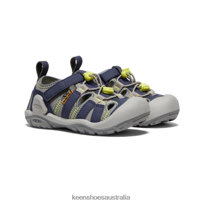 KEEN Footwear TLDLTR772 Steel Grey/Blue Depths Knotch Creek Little Kids