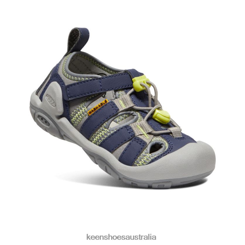 KEEN Footwear TLDLTR772 Steel Grey/Blue Depths Knotch Creek Little Kids