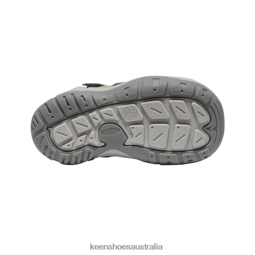 KEEN Footwear TLDLTR772 Steel Grey/Blue Depths Knotch Creek Little Kids