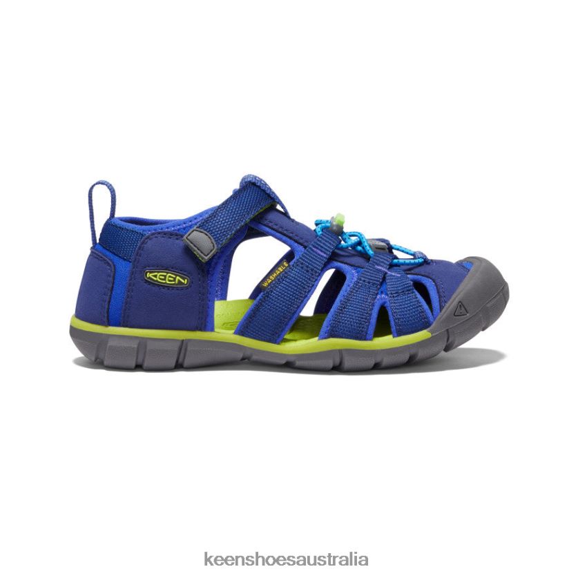 KEEN Footwear TLDLTR786 Blue Depths/Chartreuse Seacamp II CNX Big Kids