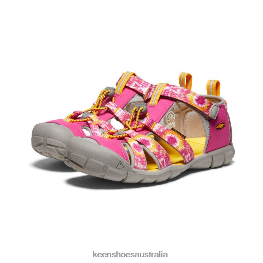 KEEN Footwear TLDLTR793 Multi/Yellow Seacamp II CNX Big Kids