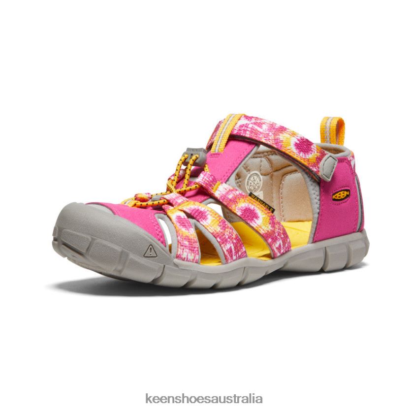 KEEN Footwear TLDLTR793 Multi/Yellow Seacamp II CNX Big Kids