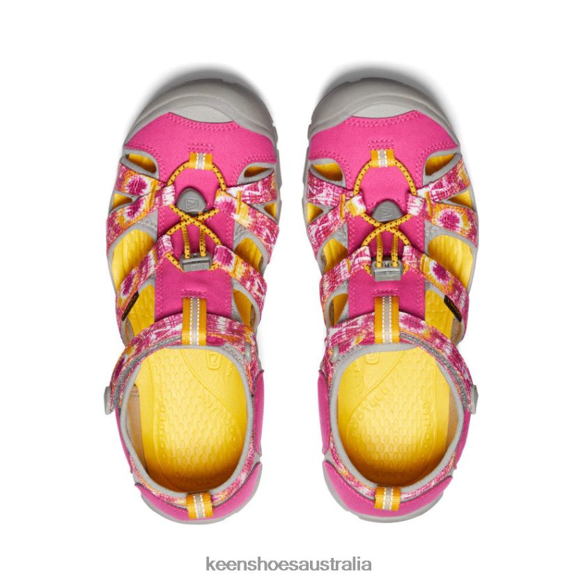 KEEN Footwear TLDLTR793 Multi/Yellow Seacamp II CNX Big Kids