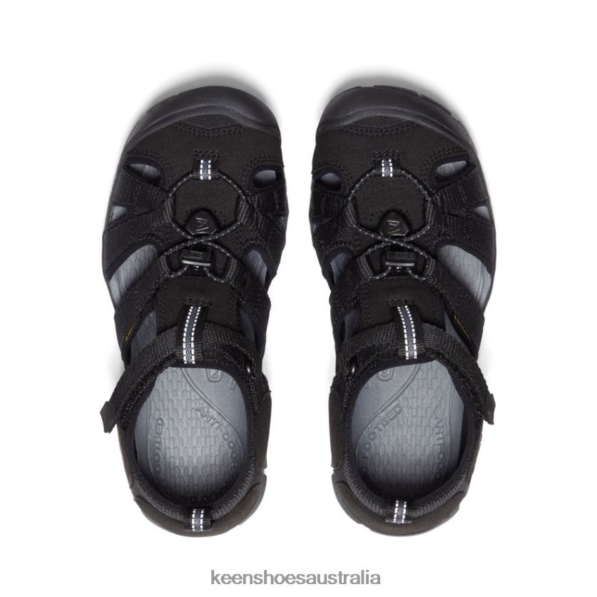 KEEN Footwear TLDLTR796 Black/Grey Seacamp II CNX Big Kids