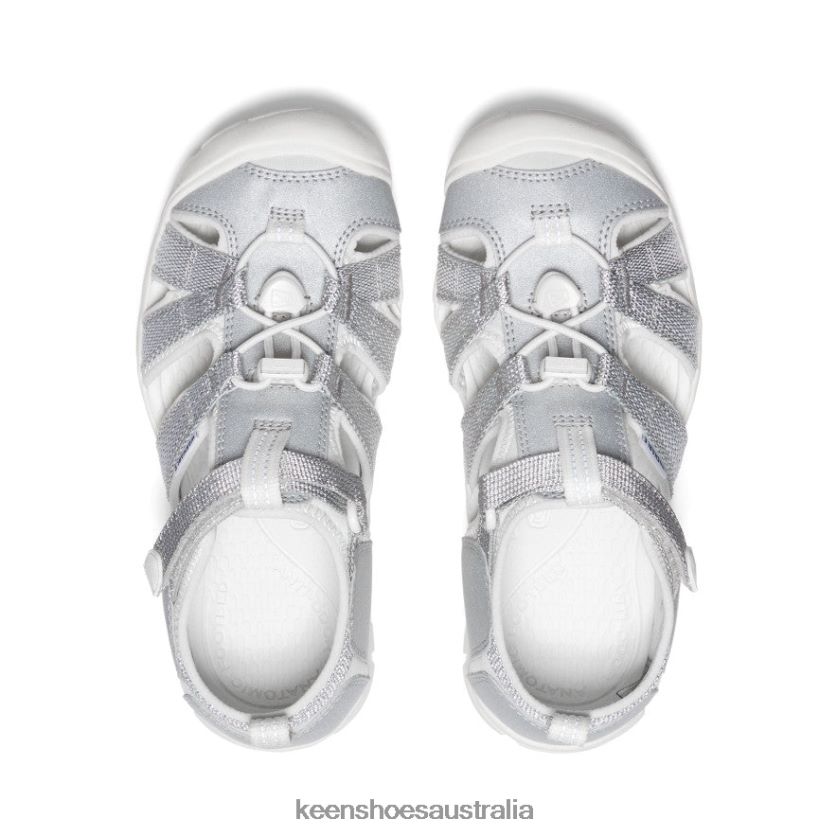 KEEN Footwear TLDLTR798 Silver/Star White Seacamp II CNX Big Kids