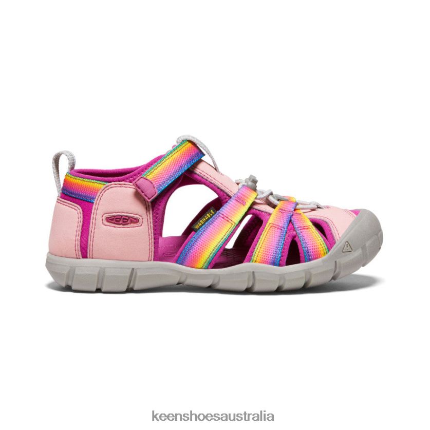 KEEN Footwear TLDLTR799 Rainbow/Festival Fuchsia Seacamp II CNX Big Kids