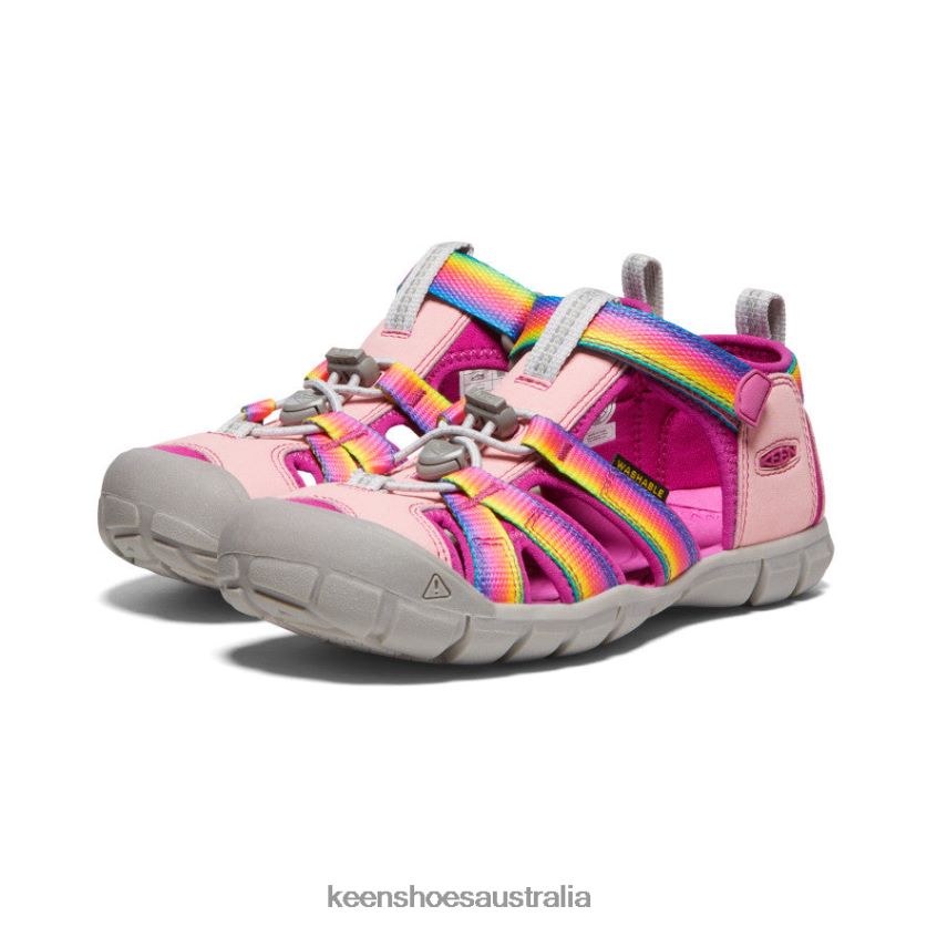 KEEN Footwear TLDLTR799 Rainbow/Festival Fuchsia Seacamp II CNX Big Kids