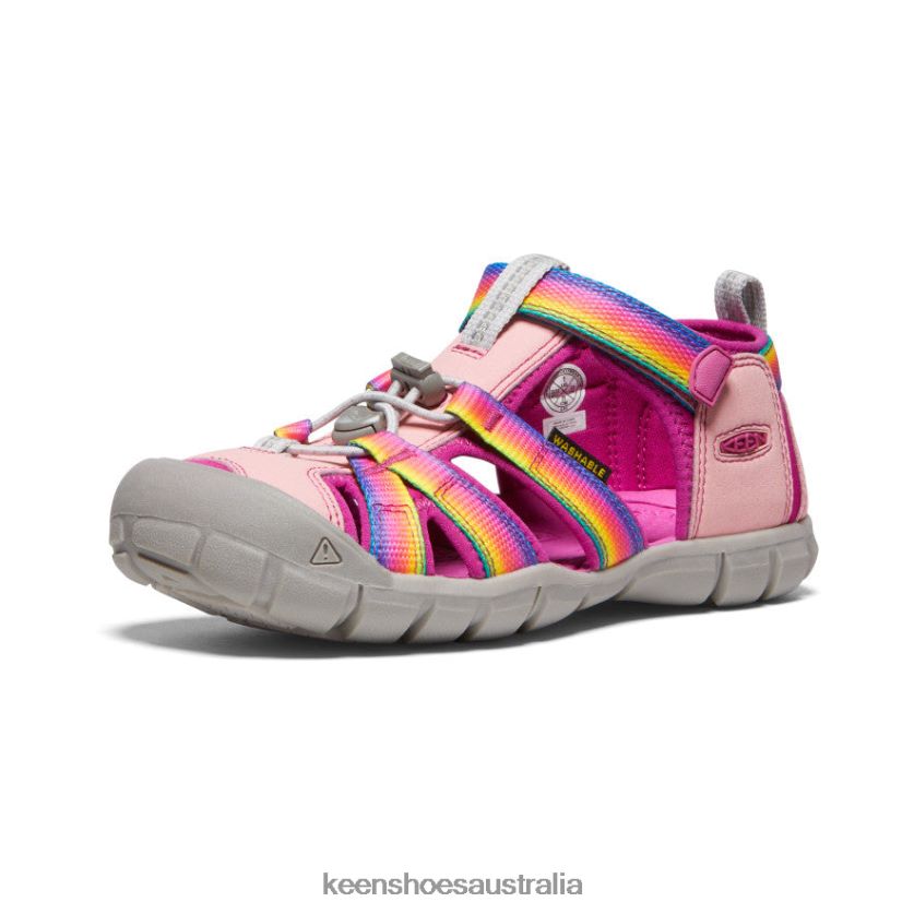 KEEN Footwear TLDLTR799 Rainbow/Festival Fuchsia Seacamp II CNX Big Kids