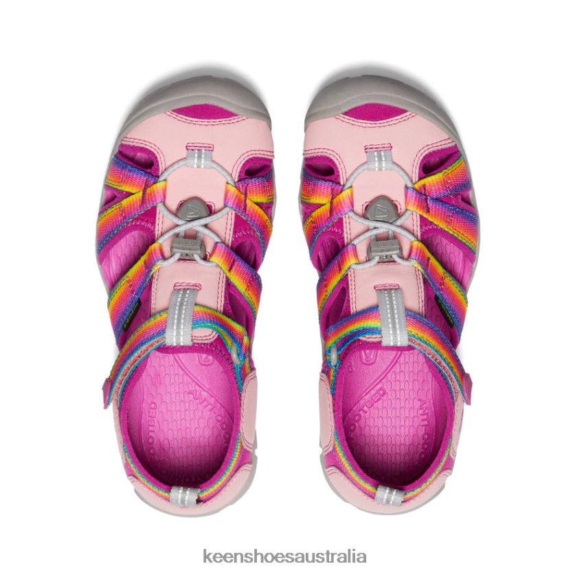 KEEN Footwear TLDLTR799 Rainbow/Festival Fuchsia Seacamp II CNX Big Kids