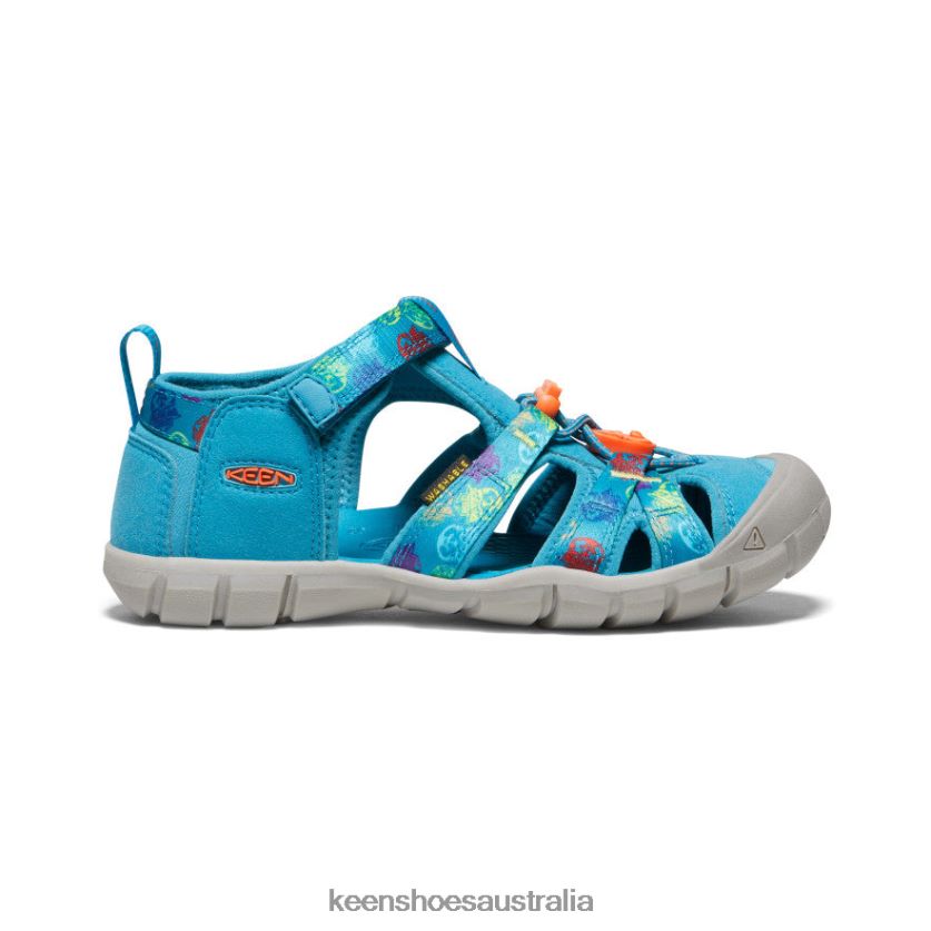 KEEN Footwear TLDLTR800 Smokey Bear/Fjord Blue Seacamp II CNX x Smokey Bear Big Kids