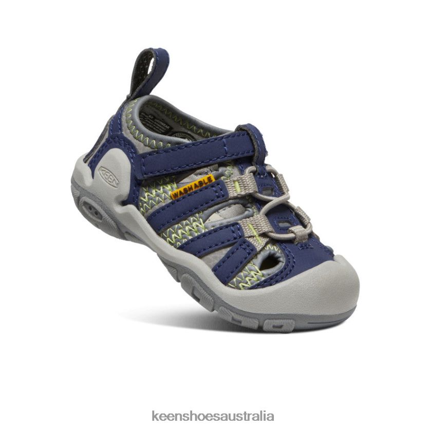 KEEN Footwear TLDLTR806 Steel Grey/Blue Depths Knotch Creek Toddlers