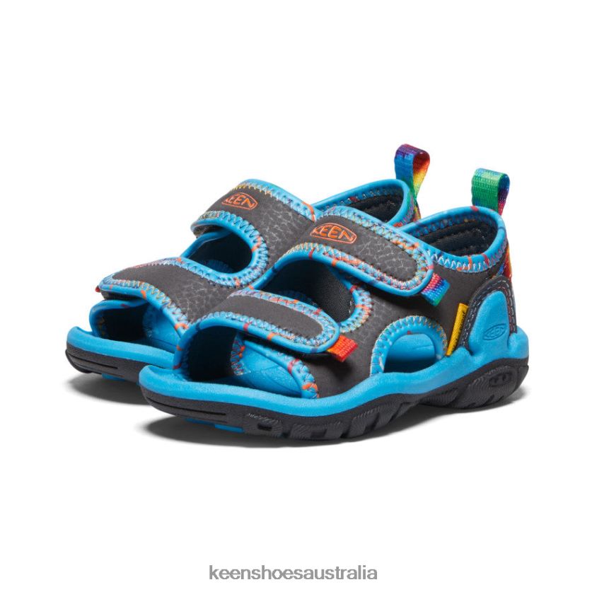 KEEN Footwear TLDLTR814 Magnet/Tie Dye Knotch Creek Open-Toe Toddlers