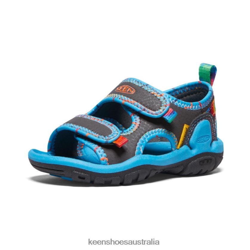 KEEN Footwear TLDLTR814 Magnet/Tie Dye Knotch Creek Open-Toe Toddlers