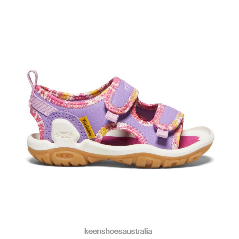 KEEN Footwear TLDLTR815 English Lavender/Festival Fuchsia Knotch Creek Open-Toe Toddlers