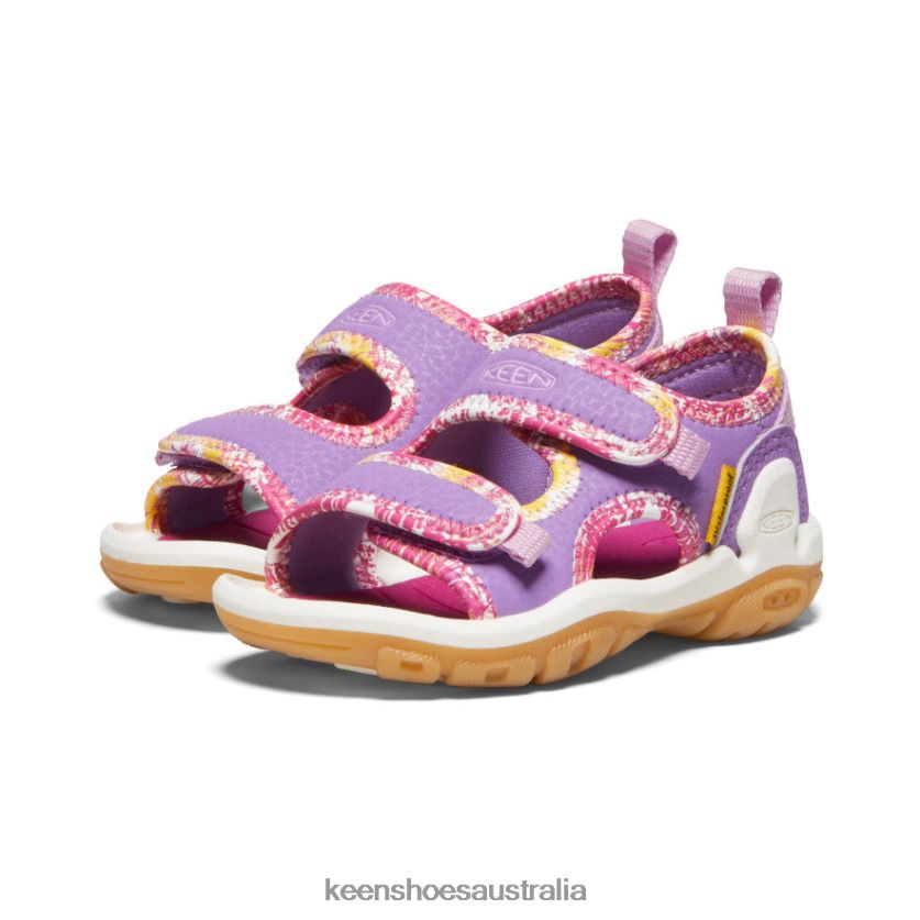 KEEN Footwear TLDLTR815 English Lavender/Festival Fuchsia Knotch Creek Open-Toe Toddlers