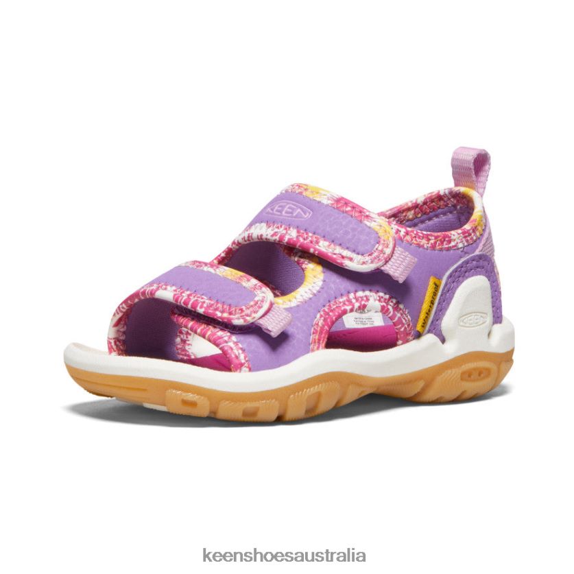 KEEN Footwear TLDLTR815 English Lavender/Festival Fuchsia Knotch Creek Open-Toe Toddlers
