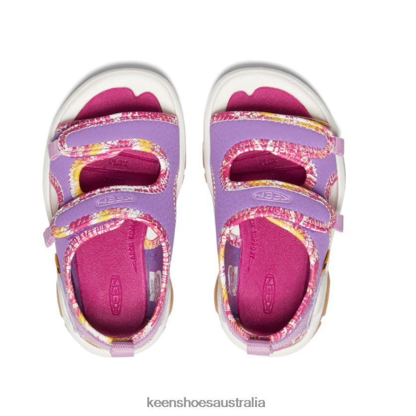 KEEN Footwear TLDLTR815 English Lavender/Festival Fuchsia Knotch Creek Open-Toe Toddlers