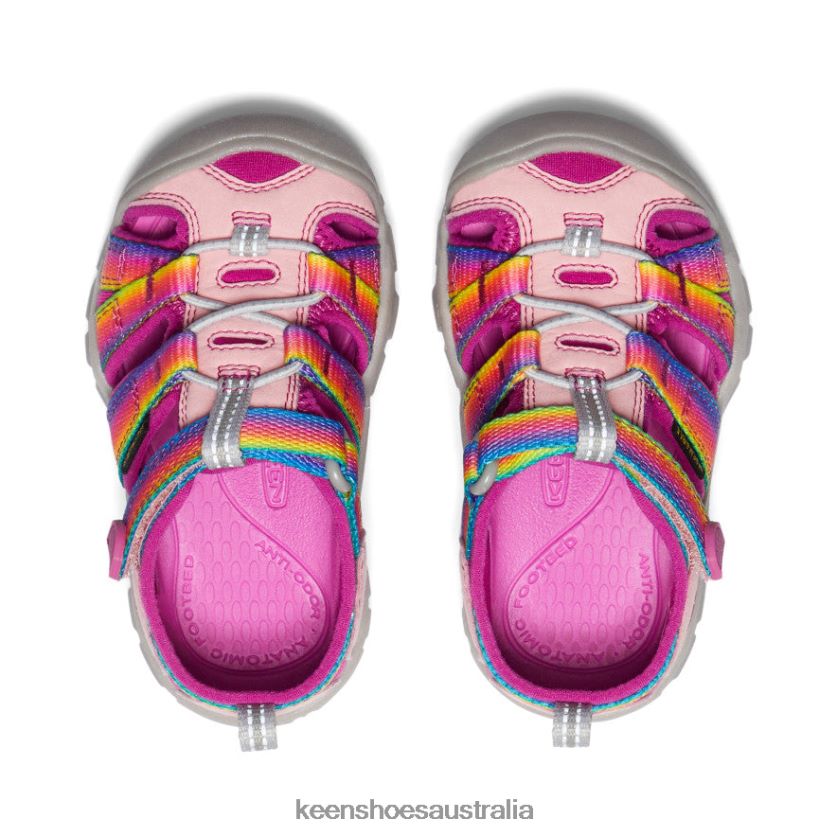 KEEN Footwear TLDLTR823 Rainbow/Festival Fuchsia Seacamp II CNX Toddlers
