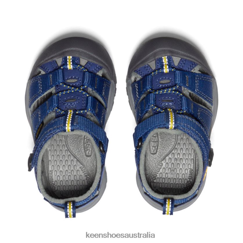 KEEN Footwear TLDLTR825 Blue Depths/Gargoyle Newport H2 Toddlers