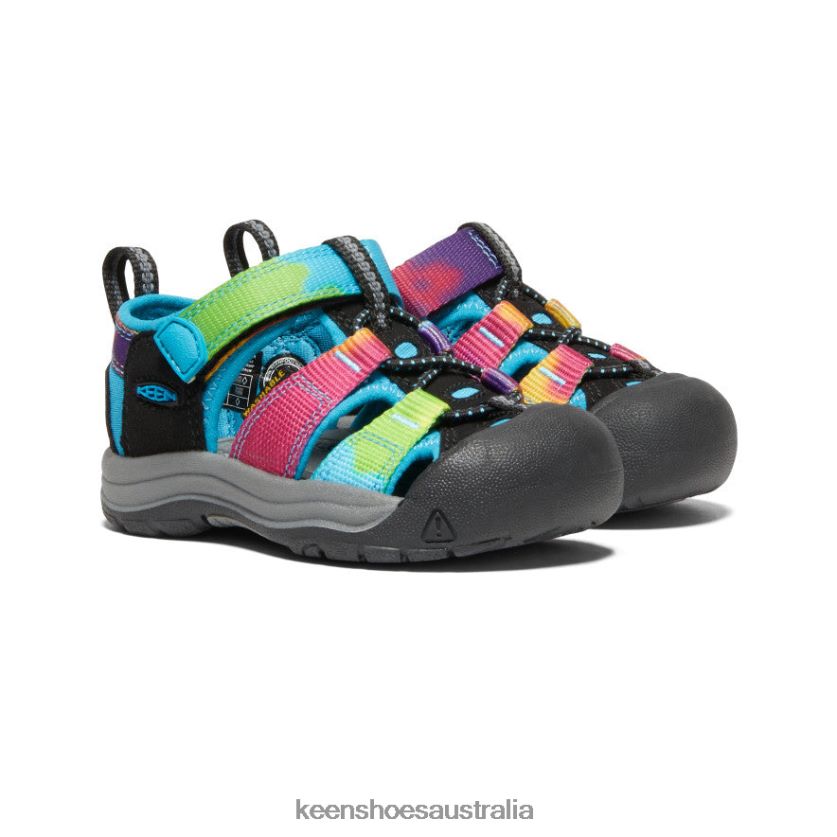 KEEN Footwear TLDLTR826 Rainbow Tie Dye Newport H2 Toddlers