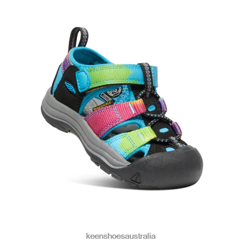 KEEN Footwear TLDLTR826 Rainbow Tie Dye Newport H2 Toddlers