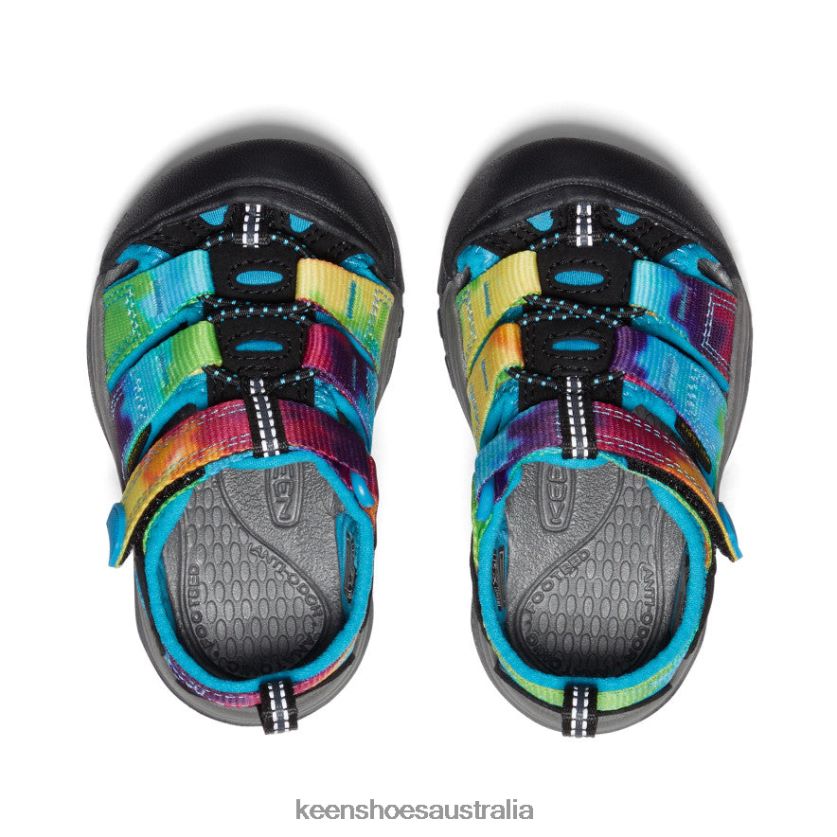 KEEN Footwear TLDLTR826 Rainbow Tie Dye Newport H2 Toddlers