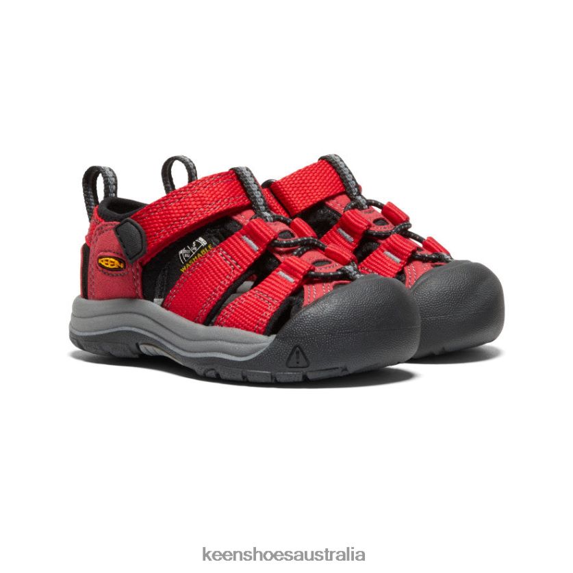 KEEN Footwear TLDLTR827 Ribbon Red/Gargoyle Newport H2 Toddlers
