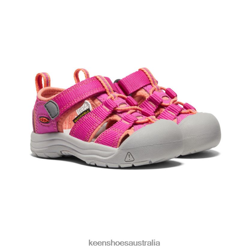 KEEN Footwear TLDLTR828 Very Berry/Fusion Coral Newport H2 Toddlers