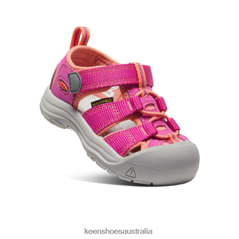KEEN Footwear TLDLTR828 Very Berry/Fusion Coral Newport H2 Toddlers