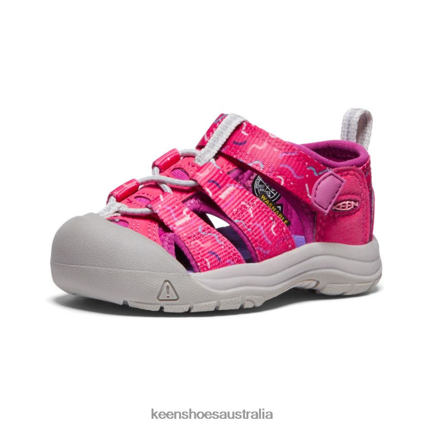 KEEN Footwear TLDLTR832 Azalea/Festival Fuchsia Newport H2 Toddlers
