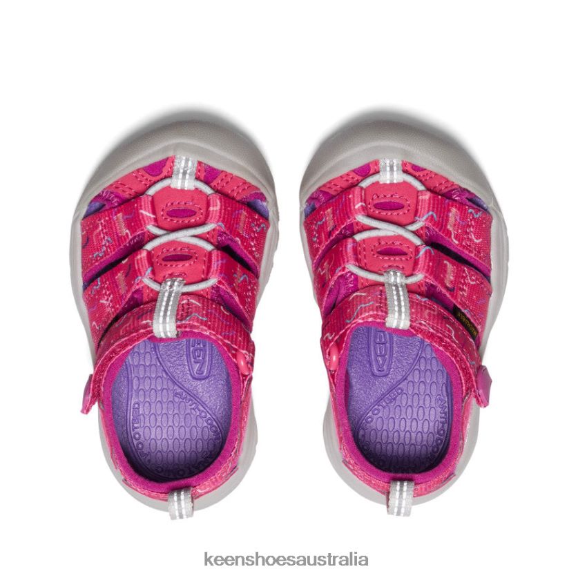 KEEN Footwear TLDLTR832 Azalea/Festival Fuchsia Newport H2 Toddlers