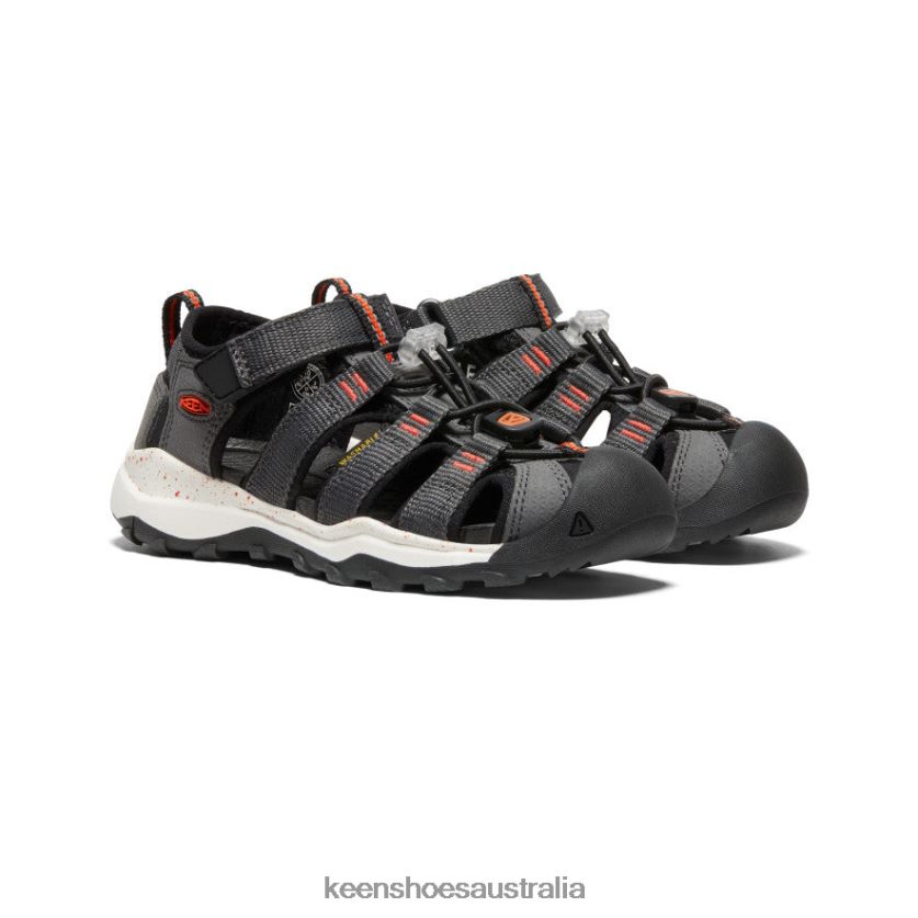 KEEN Footwear TLDLTR837 Magnet/Spicy Orange Newport Neo H2 Little Kids