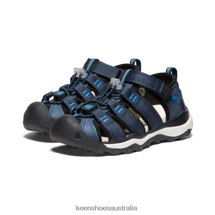 KEEN Footwear TLDLTR838 Blue Nights/Brilliant Blue Newport Neo H2 Little Kids