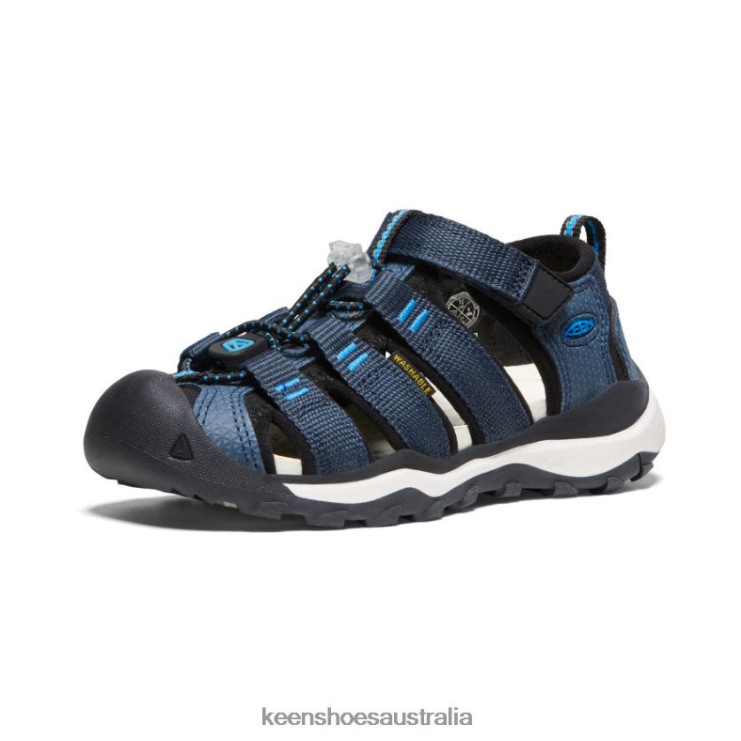 KEEN Footwear TLDLTR838 Blue Nights/Brilliant Blue Newport Neo H2 Little Kids