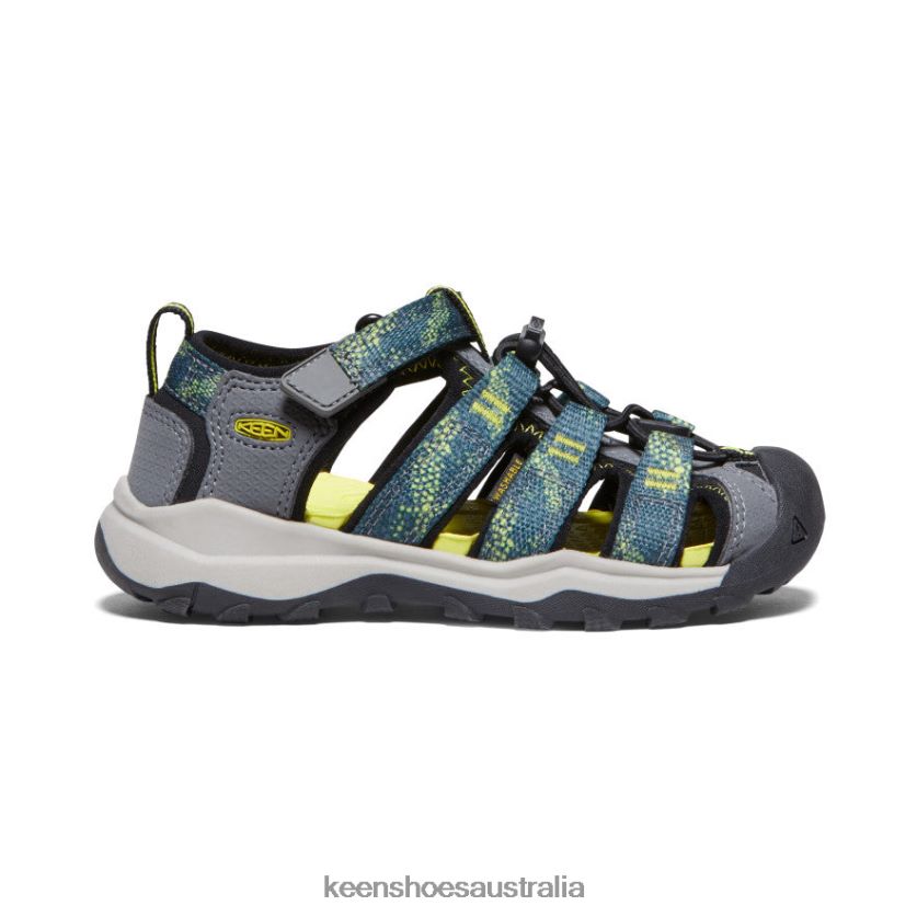 KEEN Footwear TLDLTR839 Sea Moss/Steel Grey Newport Neo H2 Little Kids