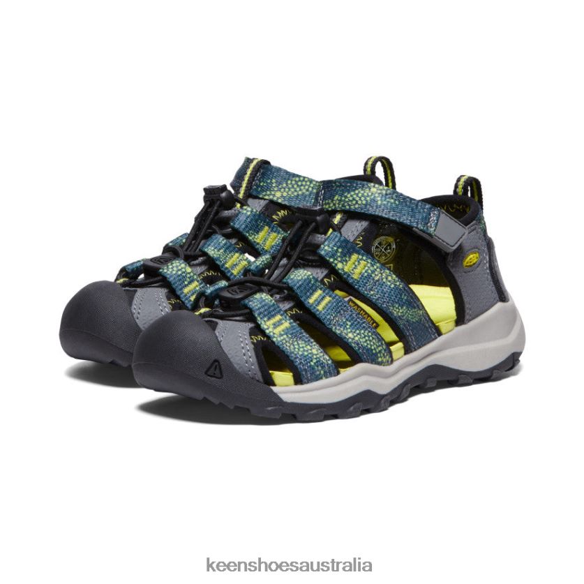 KEEN Footwear TLDLTR839 Sea Moss/Steel Grey Newport Neo H2 Little Kids