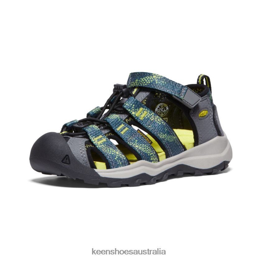 KEEN Footwear TLDLTR839 Sea Moss/Steel Grey Newport Neo H2 Little Kids