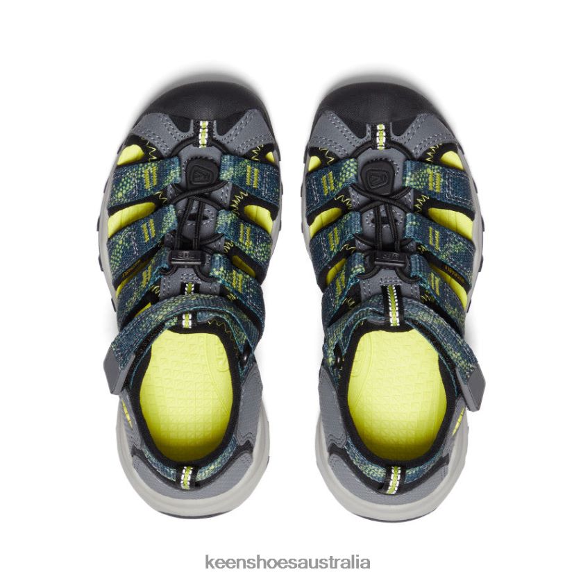 KEEN Footwear TLDLTR839 Sea Moss/Steel Grey Newport Neo H2 Little Kids