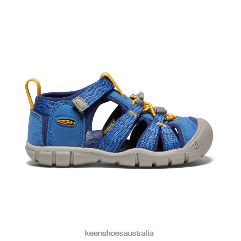 KEEN Footwear TLDLTR850 Bright Cobalt/Blue Depths Seacamp II CNX Little Kids