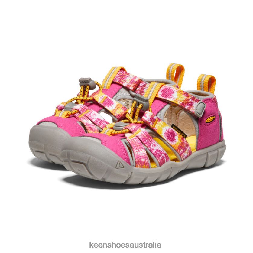 KEEN Footwear TLDLTR853 Multi/Yellow Seacamp II CNX Little Kids