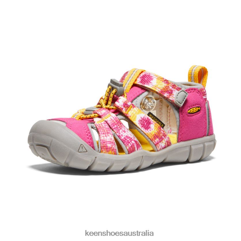 KEEN Footwear TLDLTR853 Multi/Yellow Seacamp II CNX Little Kids
