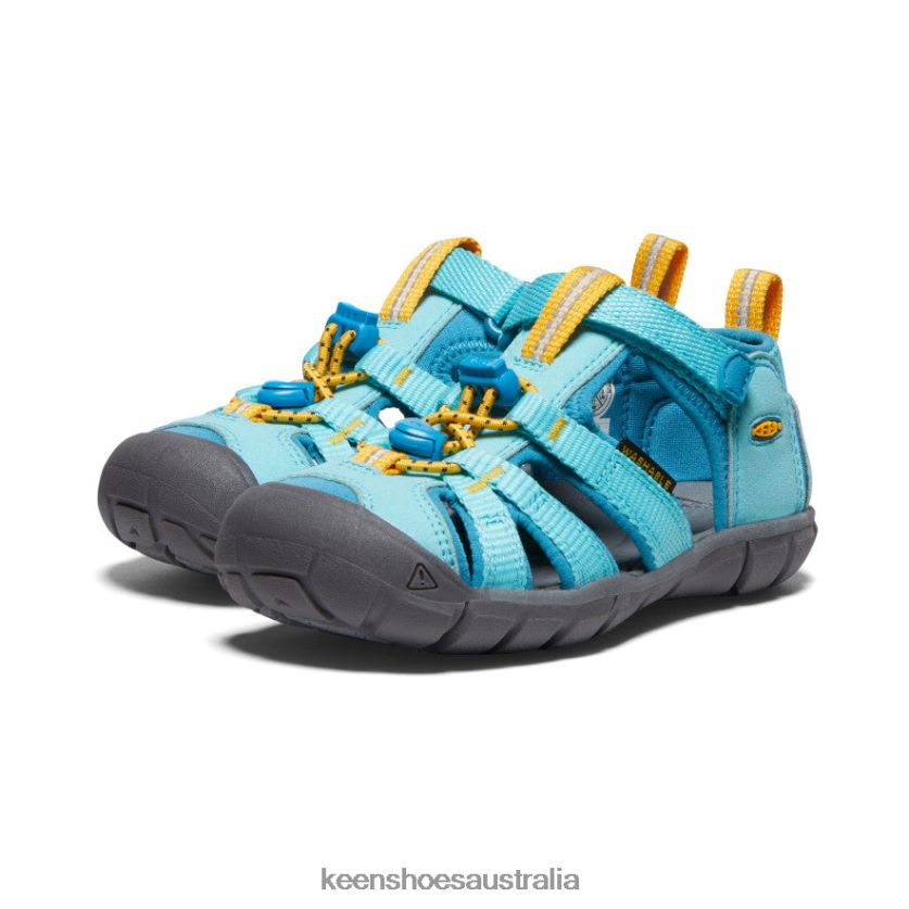 KEEN Footwear TLDLTR856 Ipanema/Fjord Blue Seacamp II CNX Little Kids