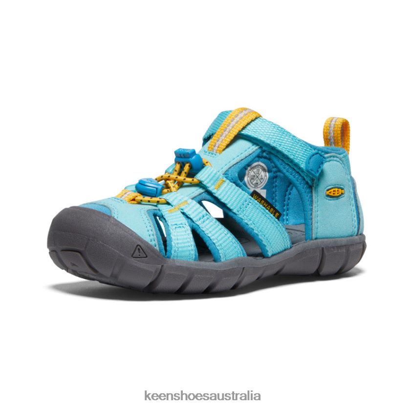 KEEN Footwear TLDLTR856 Ipanema/Fjord Blue Seacamp II CNX Little Kids