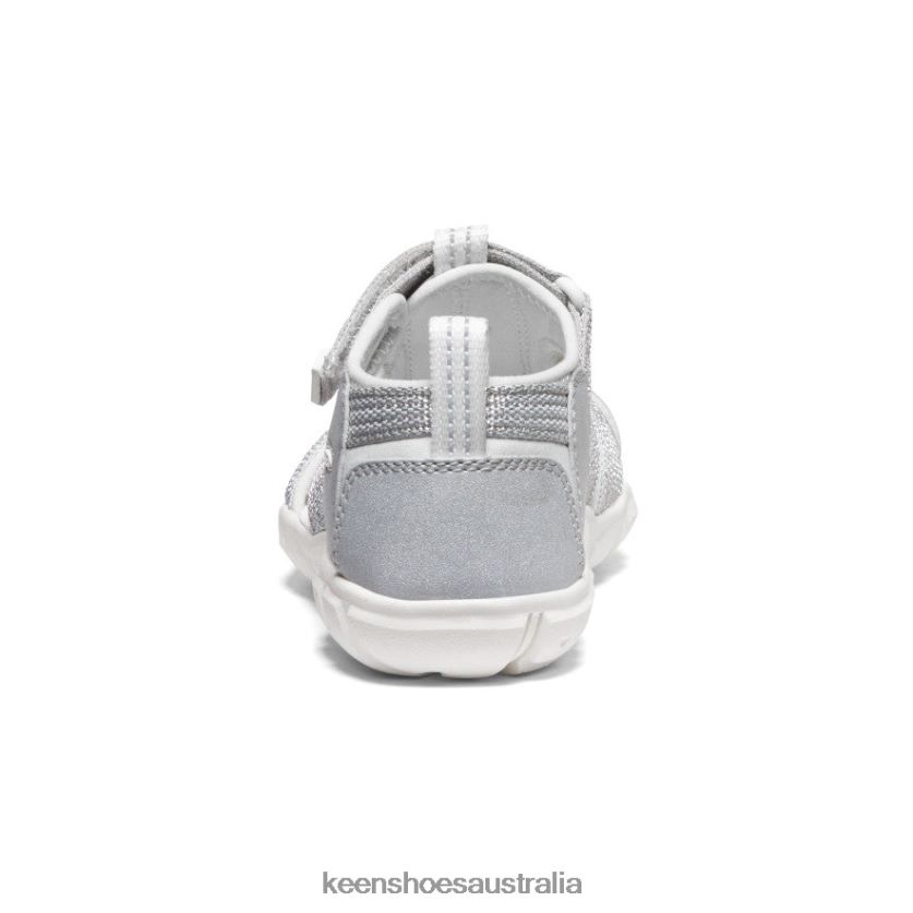 KEEN Footwear TLDLTR857 Silver/Star White Seacamp II CNX Little Kids
