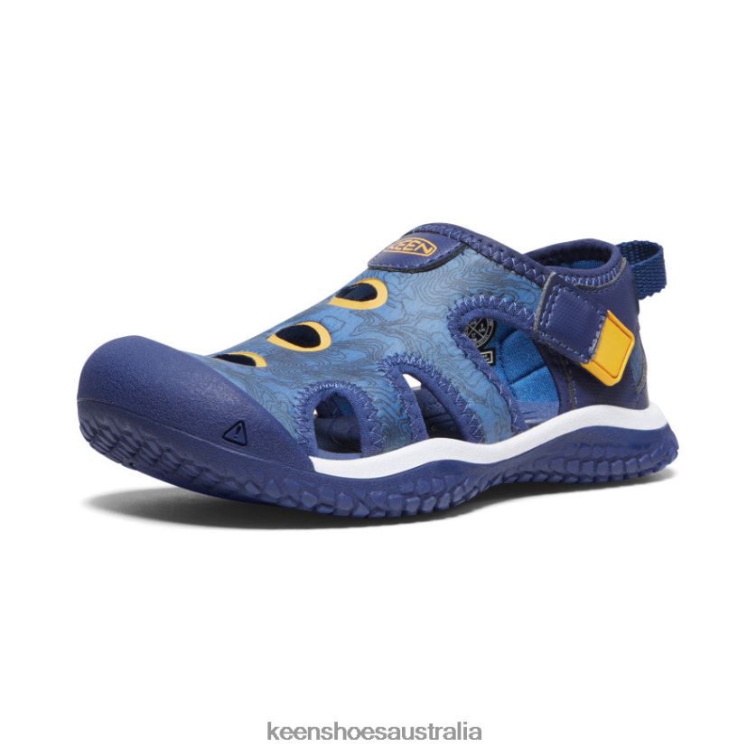 KEEN Footwear TLDLTR865 Bright Cobalt/Blue Depths Stingray Sandal Little Kids
