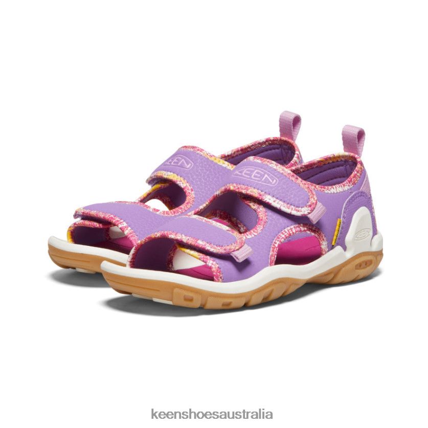 KEEN Footwear TLDLTR887 English Lavender/Festival Fuchsia Knotch Creek Open-Toe Big Kids